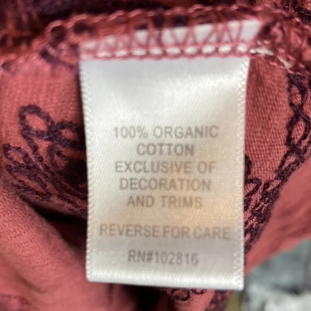 Garnet Hill Women’s Embroidered Boatneck Knit Shift Dress Sz M Boho Scandi Girl - Picture 12 of 15